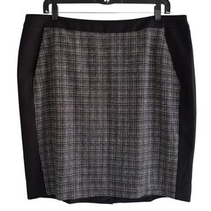 Talbots Wool Blend Tweed Pencil Skirt Size 20W Lined Office Workwear Academia